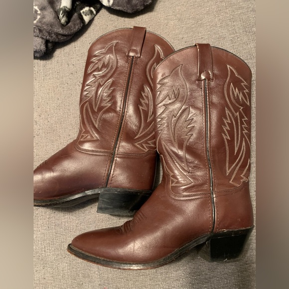 GENUINE LEATHER COWBOY BOOTS - Picture 2 of 10